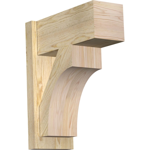 Ekena Millwork Westlake Block Rough Sawn Outlooker, Douglas Fir, 8"W x 18"D x 22"H OUT08X18X22WTL05RDF - main